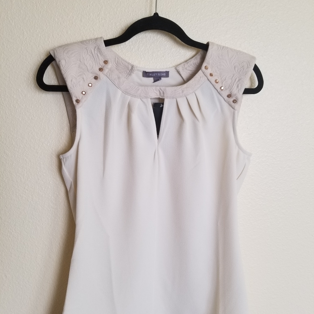 Cream blouse